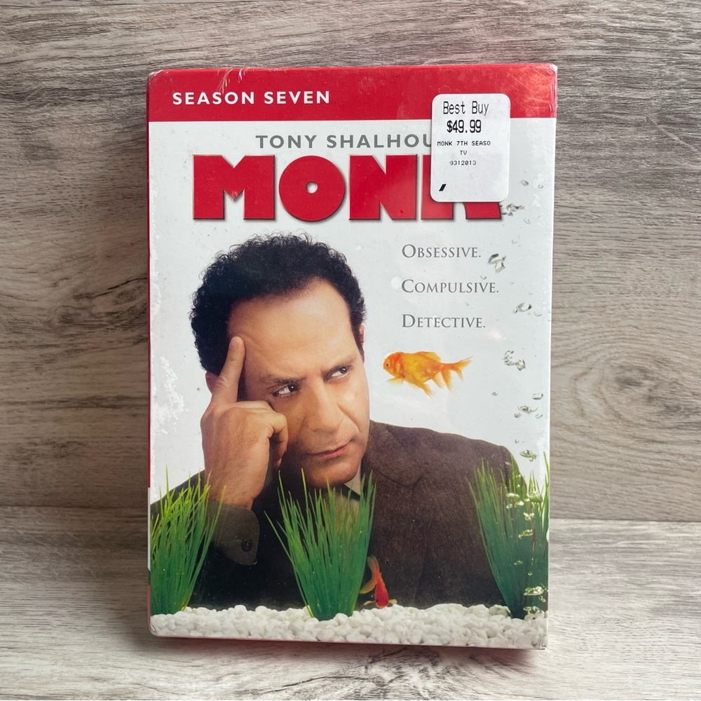 Monk - Season Seven (DVD, 2009, 4-Disc Set) NEW Sealed